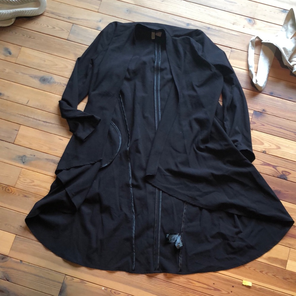 H&M divided tapered open front jacket